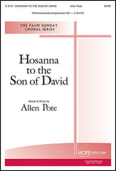 Hosanna to the Son of David SATB choral sheet music cover